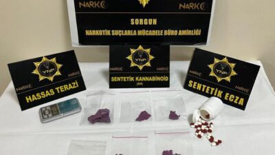 Yozgat İl Emniyet Müdürlüğü Narkotik Suçlarla Mücadele Şube Müdürlüğü ekipleri