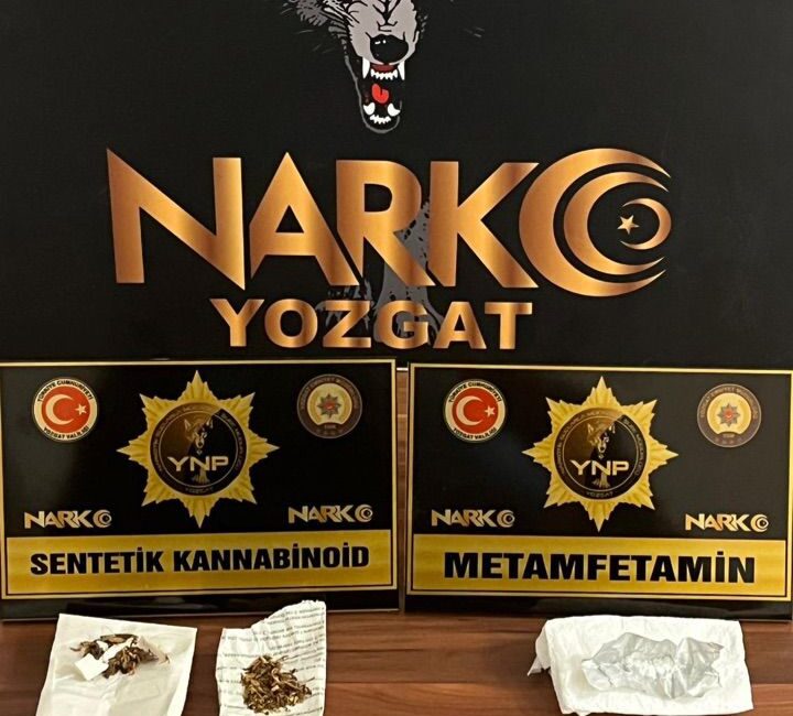 Yozgat İl Emniyet Müdürlüğü Narkotik Suçlarla Mücadele Şube Müdürlüğü ekipleri,