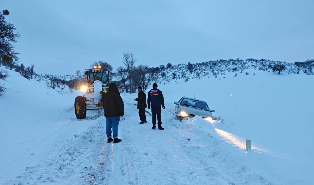 Yozgat genelinde etkili olan yoğun kar yağışı ve olumsuz hava