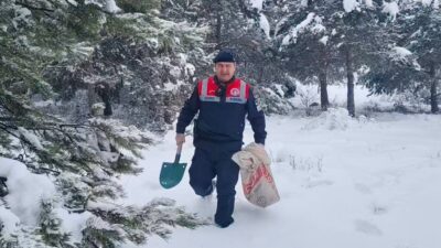 Yozgat İl Jandarma Komutanlığına bağlı birlikler, kış mevsiminin olumsuz şartları
