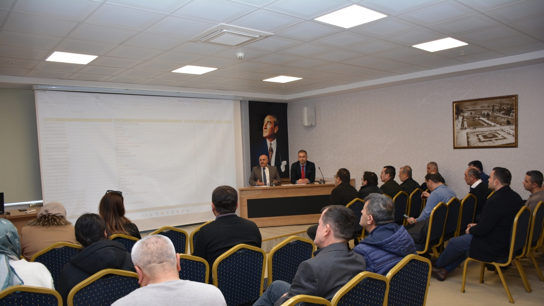 Yozgat İl Millî Eğitim Müdürlüğü tarafından okul müdürlerine yönelik Eğitim