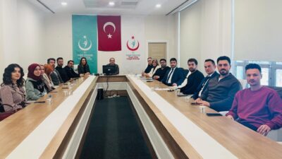 Halk Sağlığı Hizmetleri Başkanı Dr. Mehmet Parlak başkanlığında, İl Sağlık