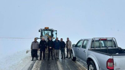 Sarıkaya ilçesinde etkisini sürdüren ve zaman zaman yoğunluğunu artıran kar