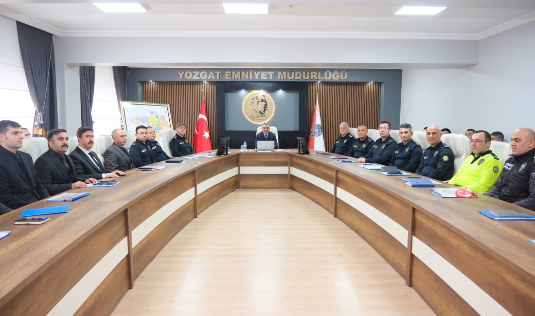 Yozgat İl Emniyet Müdürlüğü’nün 2025 yılı değerlendirme toplantısı, Yozgat Valisi