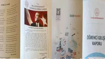 YURT Eğitim Sen Genel Başkanı Hakan Çeliksoy, ilkokul öğrencilerine verilen