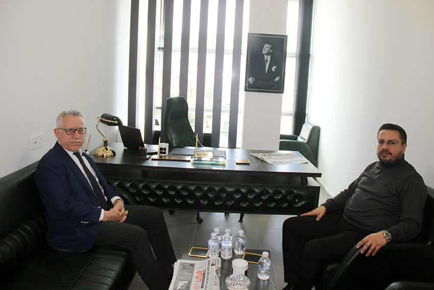 Yozgat Belediye Başkanı Kazım Arslan, gazetemiz Yeniufuk’a nezaket ziyaretinde bulundu.