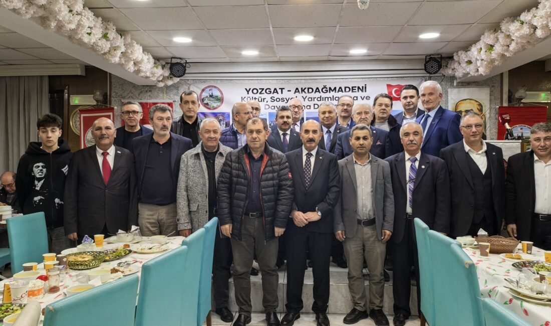 Akdağmadeni Kültür Sosyal, Yardımlaşma ve Dayanışma Derneği’nin Ankara’daki iftar programı,
