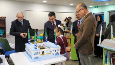 Çekerek Atatürk İmam Hatip Ortaokulu’nda öğrenciler tarafından hazırlanan “Ramazan Koridoru”