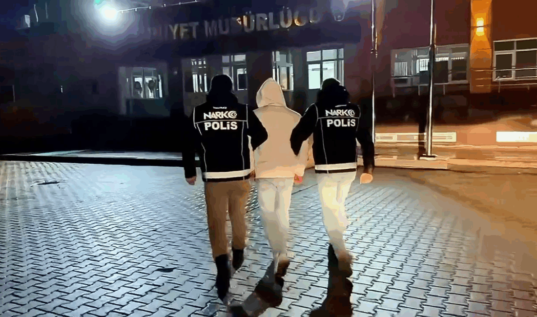 Yozgat İl Emniyet Müdürlüğü ekipleri, narkotik suçlarla mücadele kapsamında yürüttükleri