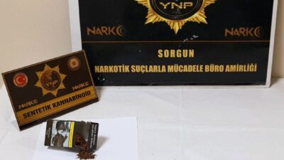 Yozgat İl Emniyet Müdürlüğü Narkotik Suçlarla Mücadele Şube Müdürlüğü ekiplerince