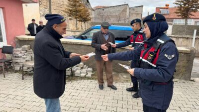 Yozgat İl Jandarma Komutanlığı’na bağlı Boğazlıyan İlçe Jandarma Komutanlığı ekipleri