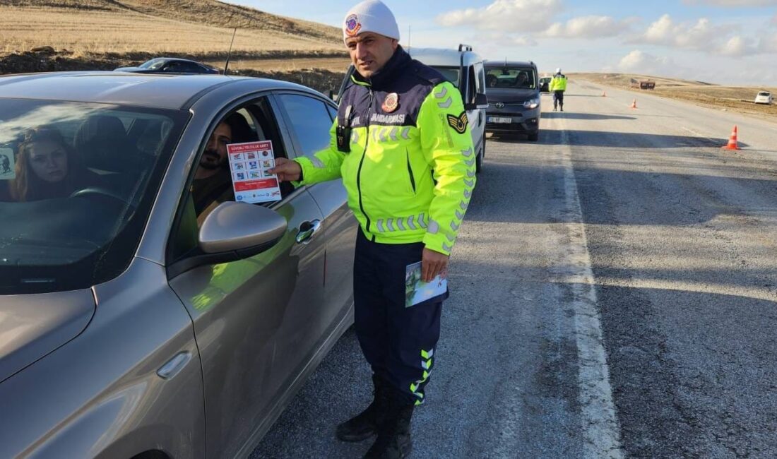 Yozgat Merkez İlçe Jandarma Komutanlığı’na bağlı trafik jandarması ekipleri, Yozgat–Boğazlıyan