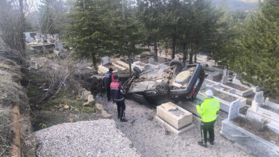 Yozgat’ta meydana gelen trafik kazasında direksiyon hâkimiyetini kaybeden sürücünün kullandığı