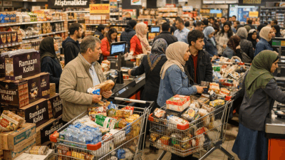 Ramazan ayının gelişiyle birlikte sofralara bereket gelirken, market alışverişleri de