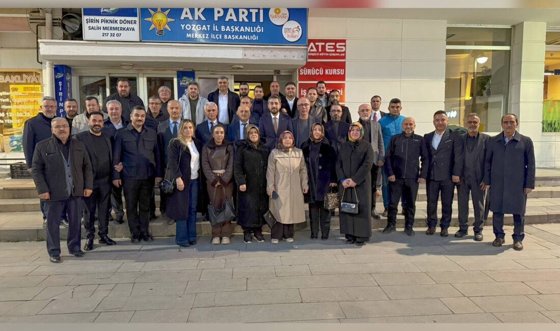 AK Parti Yozgat Merkez İlçe Başkanlığı, yeni yönetim kurulunun oluşturulmasının