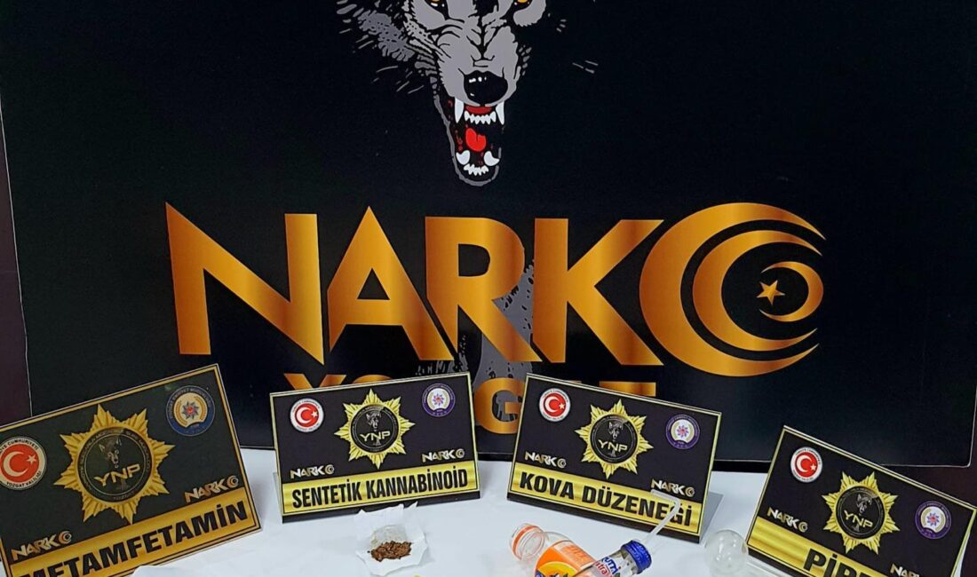 Yozgat İl Emniyet Müdürlüğü Narkotik Suçlarla Mücadele Şube Müdürlüğü ekipleri,