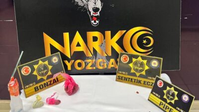 Yozgat İl Emniyet Müdürlüğü Narkotik Suçlarla Mücadele Şube Müdürlüğü ekipleri
