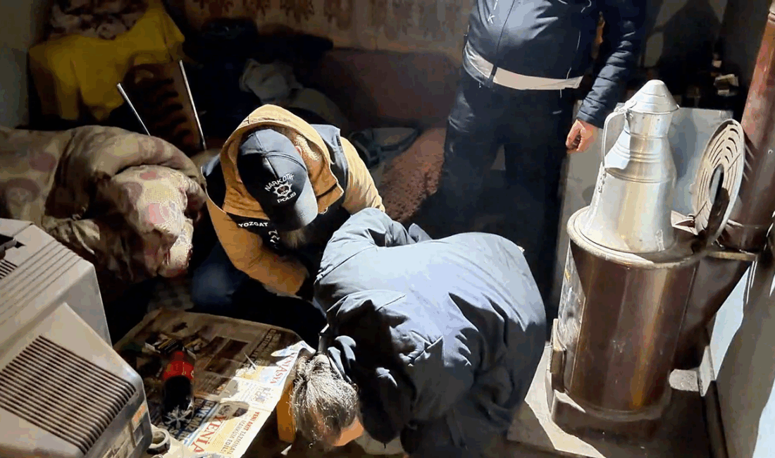 Yozgat İl Emniyet Müdürlüğü’ne bağlı Narkotik Suçlarla Mücadele Şube Müdürlüğü