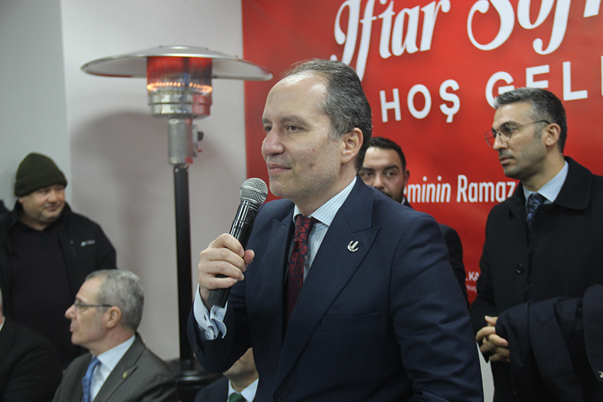 Yeniden Refah Partisi Genel Başkanı Fatih Erbakan, Orta Doğu’da yaşanan