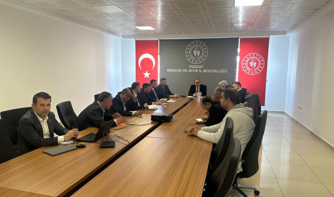 Yozgat İl Gençlik ve Spor Müdürü Şahin Hopur başkanlığında, ilçelerdeki
