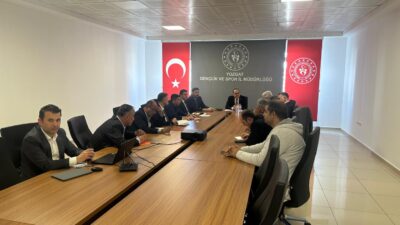 Yozgat İl Gençlik ve Spor Müdürü Şahin Hopur başkanlığında, ilçelerdeki