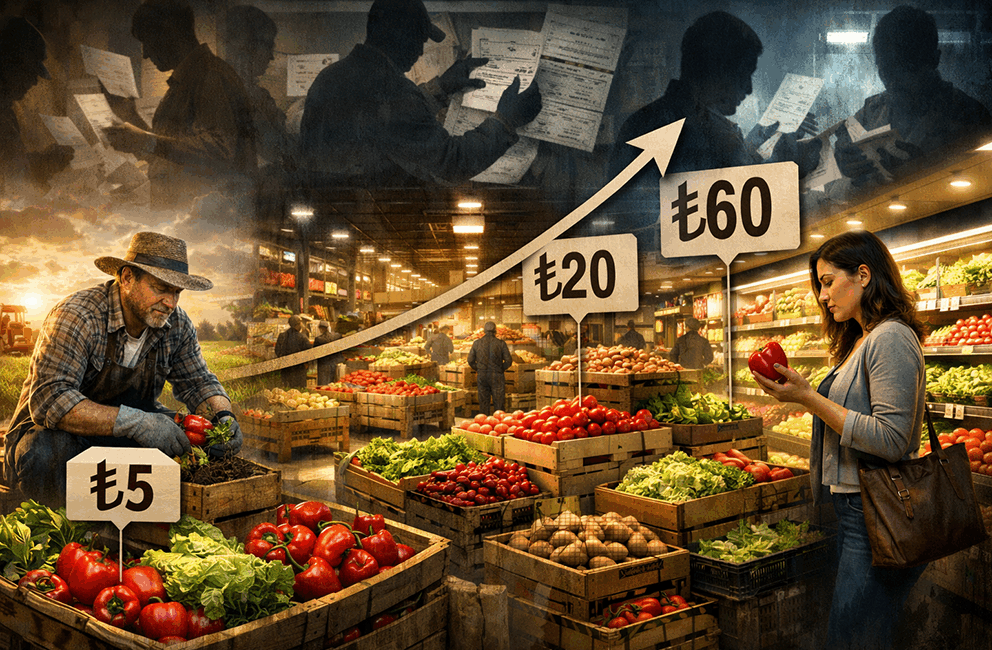 Ticaret Bakanlığı ekipleri, sebze ve meyve fiyatlarındaki fahiş artışın kaynağını