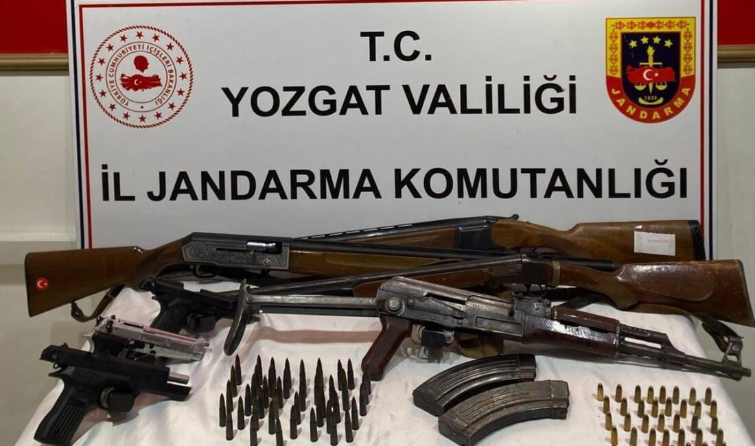 Yozgat İl Jandarma Komutanlığı ekiplerince yürütülen çalışmalar kapsamında gerçekleştirilen operasyonda