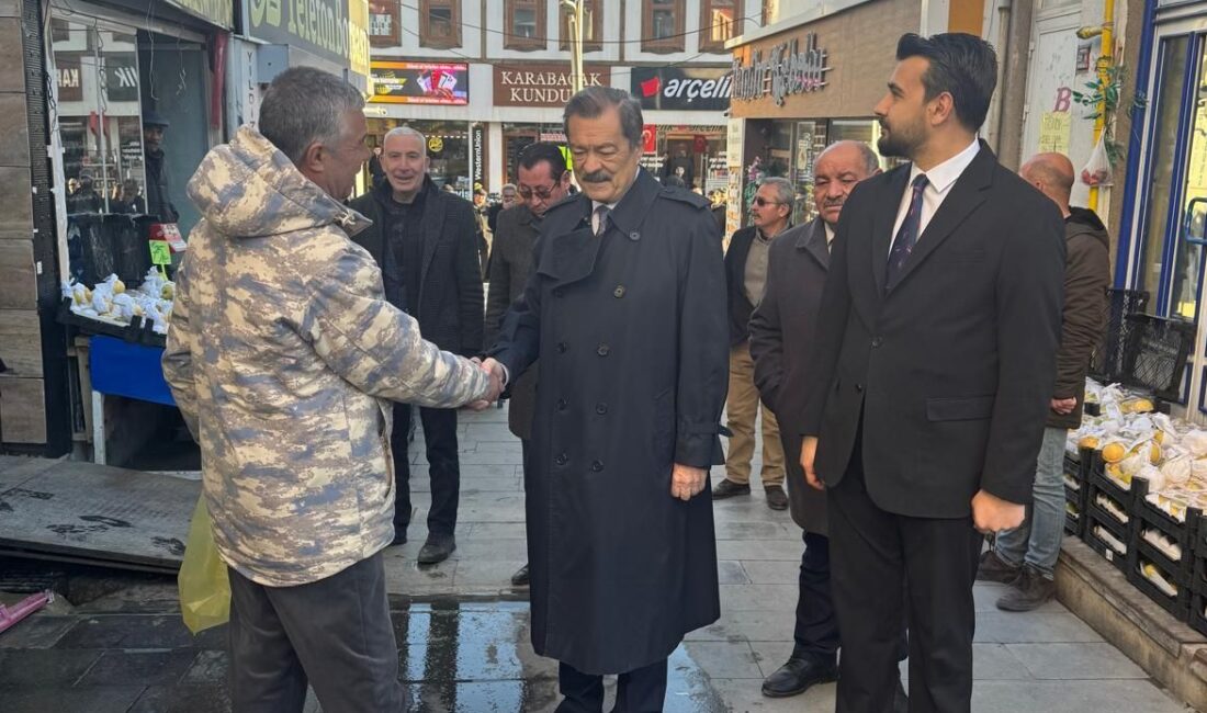 İYİ Parti Yozgat Milletvekili Lütfullah Kayalar, Yozgat’ta esnaf ziyaretleri gerçekleştirerek