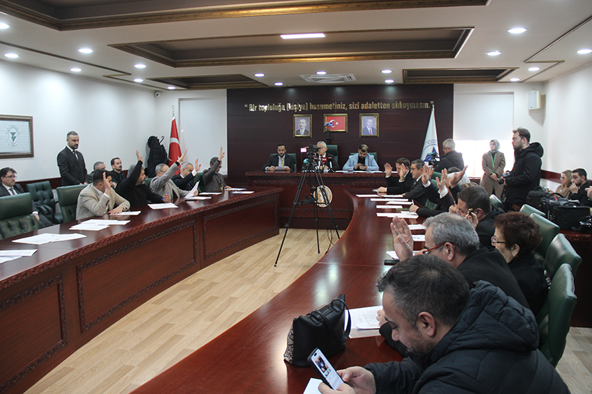 Yozgat Belediyesi Mart ayı olağan meclis toplantısı, Belediye Başkanı Kazım
