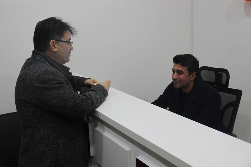 Yozgat Belediyesi tarafından Yeni Hal ve İş Merkezi’nde su tahsilat