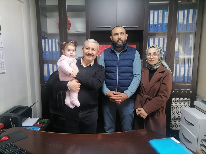 Yozgat’ta yaşayan SMA hastası minik Alya Taşdemir, ailesiyle birlikte Yozgat