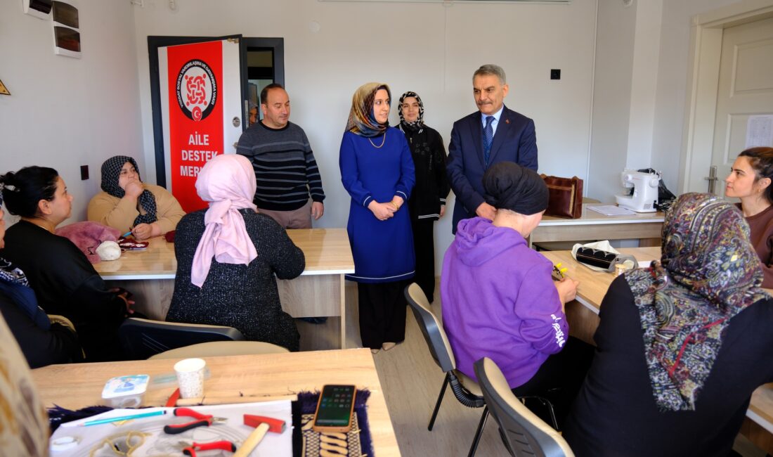 Yozgat Valisi Mehmet Ali Özkan, ilde faaliyet gösteren Aile Destek