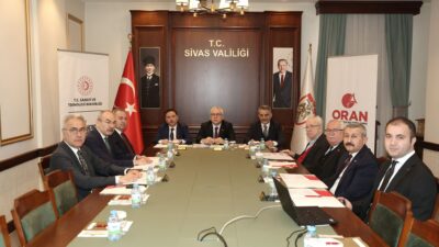 Orta Anadolu Kalkınma Ajansı (ORAN) Yönetim Kurulu toplantısını Sivas Valiliği