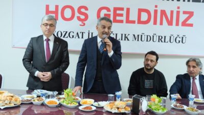 Yozgat Valisi Mehmet Ali Özkan, İl Sağlık Müdürlüğü tarafından düzenlenen