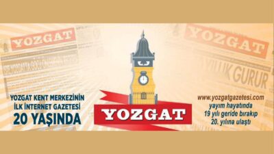 Yozgat basınının köklü ve saygın yayın organlarından YOZGAT Gazetesi, internet