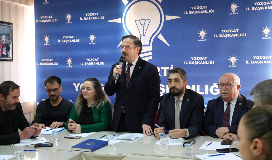 AK Parti Yozgat İl Başkanlığı tarafından gerçekleştirilen Nisan Ayı Daraltılmış