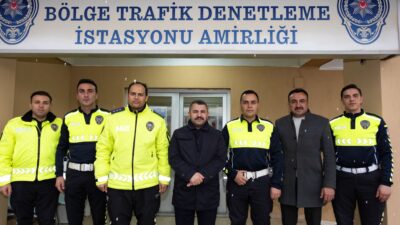 Akdağmadeni Belediye Başkanı Nezih Yalçın ve beraberindeki heyet, Polis Haftası