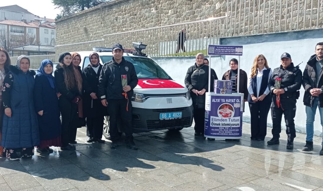 Yozgat’ta SMA hastası Alya bebek için yürütülen yardım kampanyasına destek