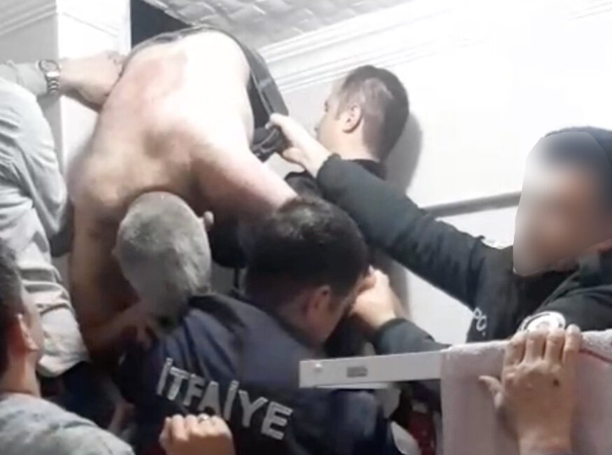 Yerköy’de boşanma aşamasında ki eşinin evine gizlice havalandırma boşluğundan girmeye