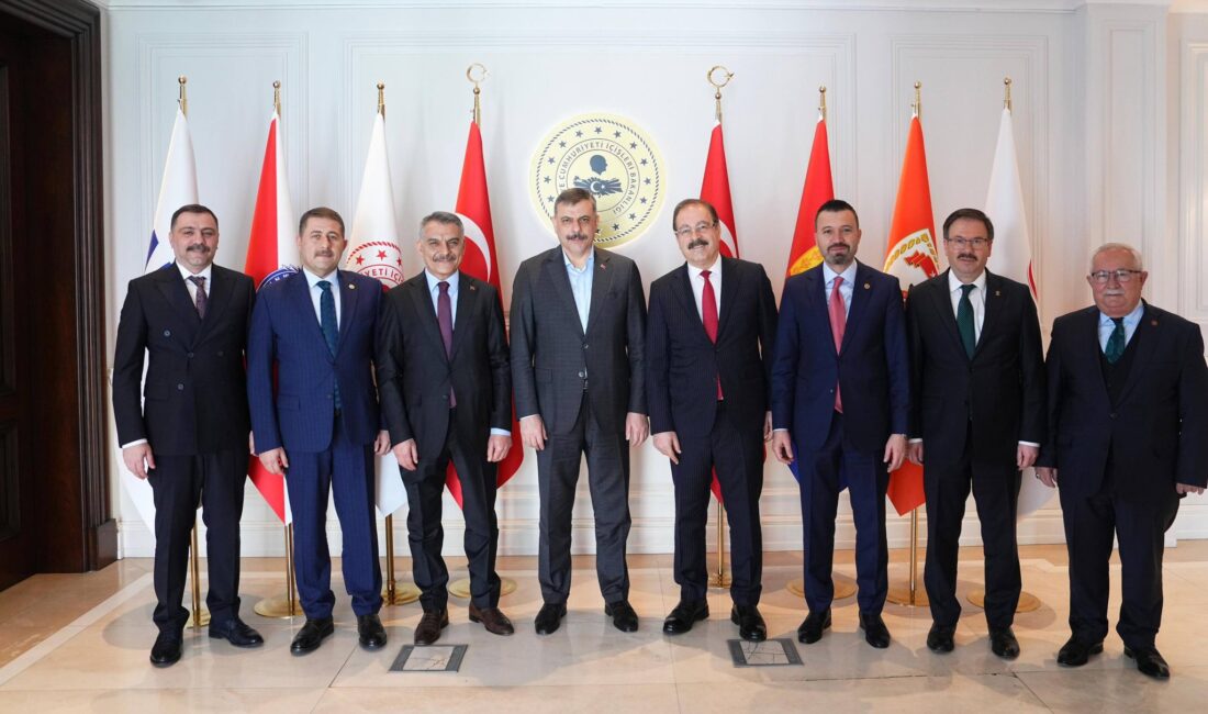 Yozgat Valisi Mehmet Ali Özkan ve Cumhur İttifakı heyeti, İçişleri