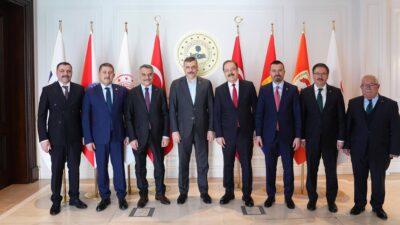 Yozgat Valisi Mehmet Ali Özkan ve Cumhur İttifakı heyeti, İçişleri