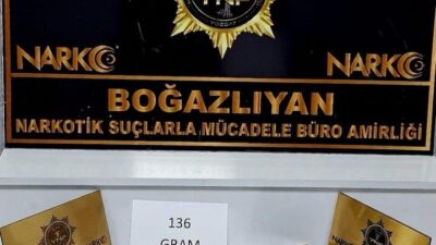 Boğazlıyan ilçesinde polis ekipleri tarafından düzenlenen uyuşturucu operasyonunda 2 şüpheli