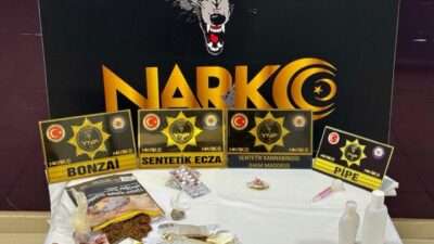 Yozgat’ta narkotik ekiplerince uyuşturucu ticaretine yönelik gerçekleştirilen operasyon kapsamında bir