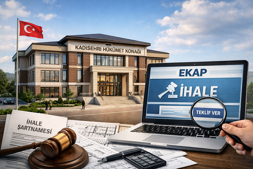 Yozgat Kadışehri Hükümet Konağı ihalesi için tarih açıklandı. 2.575 m²’lik