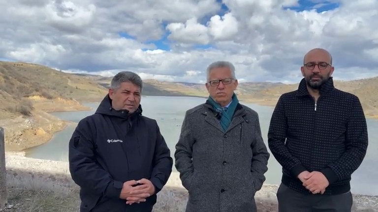 Yozgat Belediye Başkanı Kazım Arslan, Musabeyli Barajı’ndaki doluluk oranının yüzde