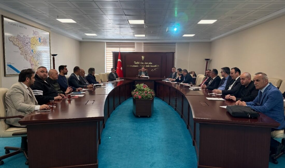 Yozgat İl Tanıtım ve Geliştirme Kurulu Toplantısı, Vali Yardımcısı Türker