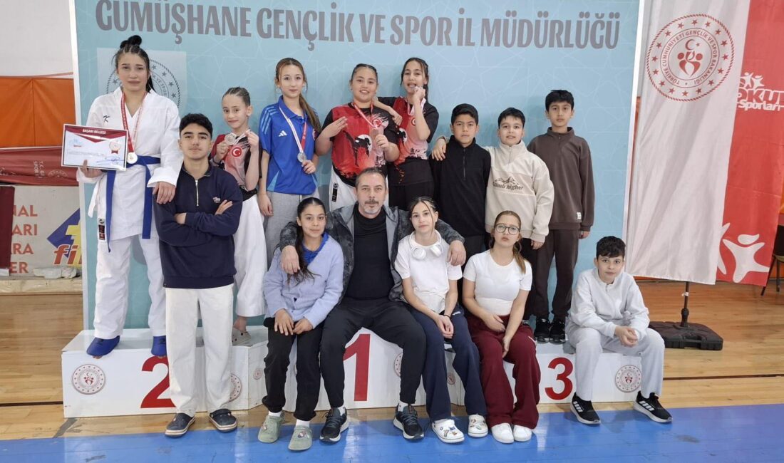 Gümüşhane’de düzenlenen Okul Sporları Karate Grup Şampiyonası’nda Yozgat’ı temsil eden
