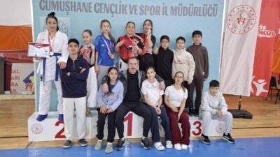 Gümüşhane’de düzenlenen Okul Sporları Karate Grup Şampiyonası’nda Yozgat’ı temsil eden