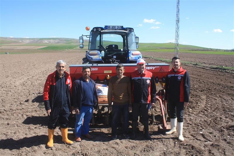 Yozgat’ta tarımsal üretimi geliştirmek ve verimi artırmak amacıyla nohut demonstrasyon