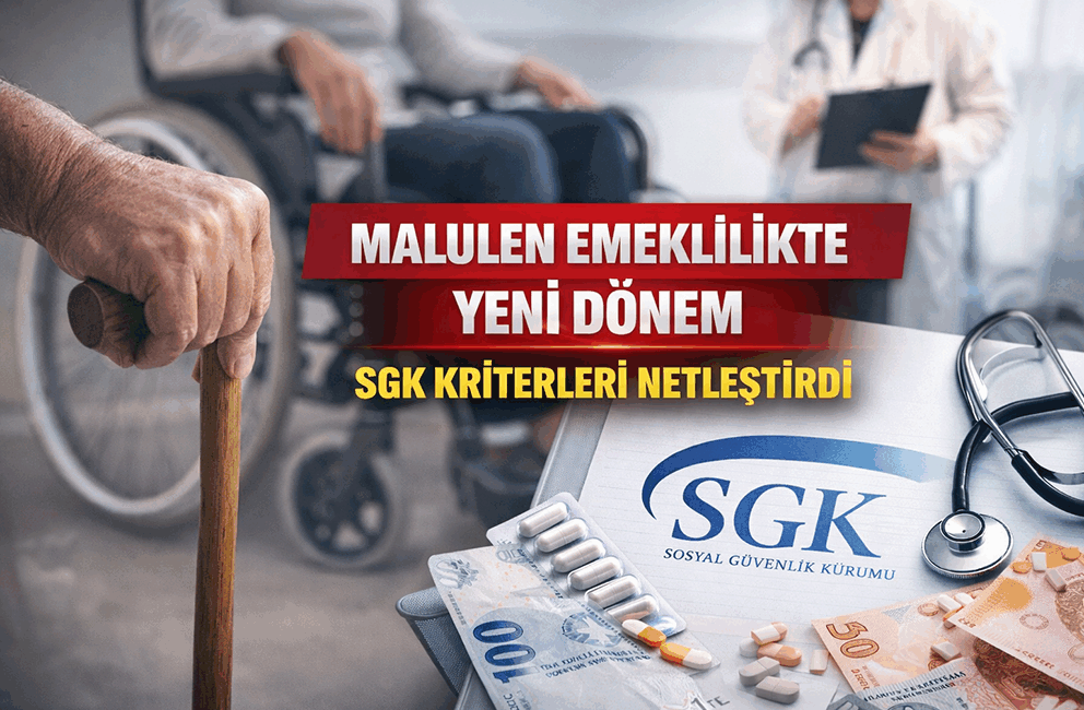 Türkiye genelinde milyonlarca sigortalıyı yakından ilgilendiren malulen emeklilik şartları yeniden